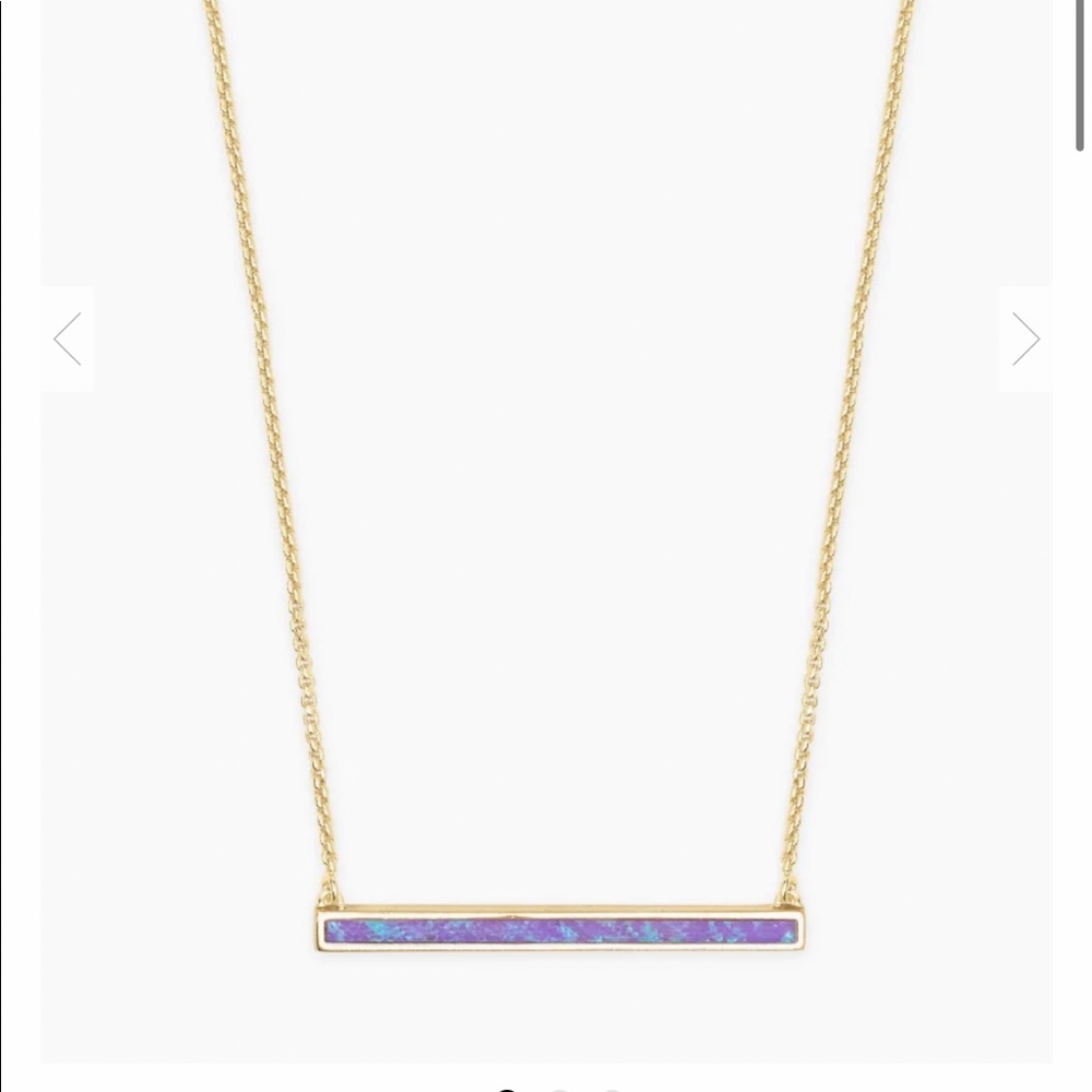 💜Kendra Scott, Kelsey Violet Pendant Necklace NWT